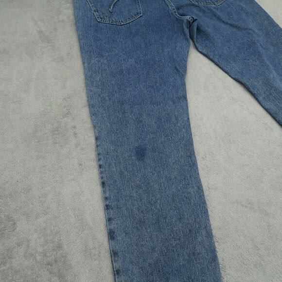 Ring of Fire Jeans Men Fits 35x29 (Size 36x30) Blue Slim Straight Denim - Picture 2 of 16